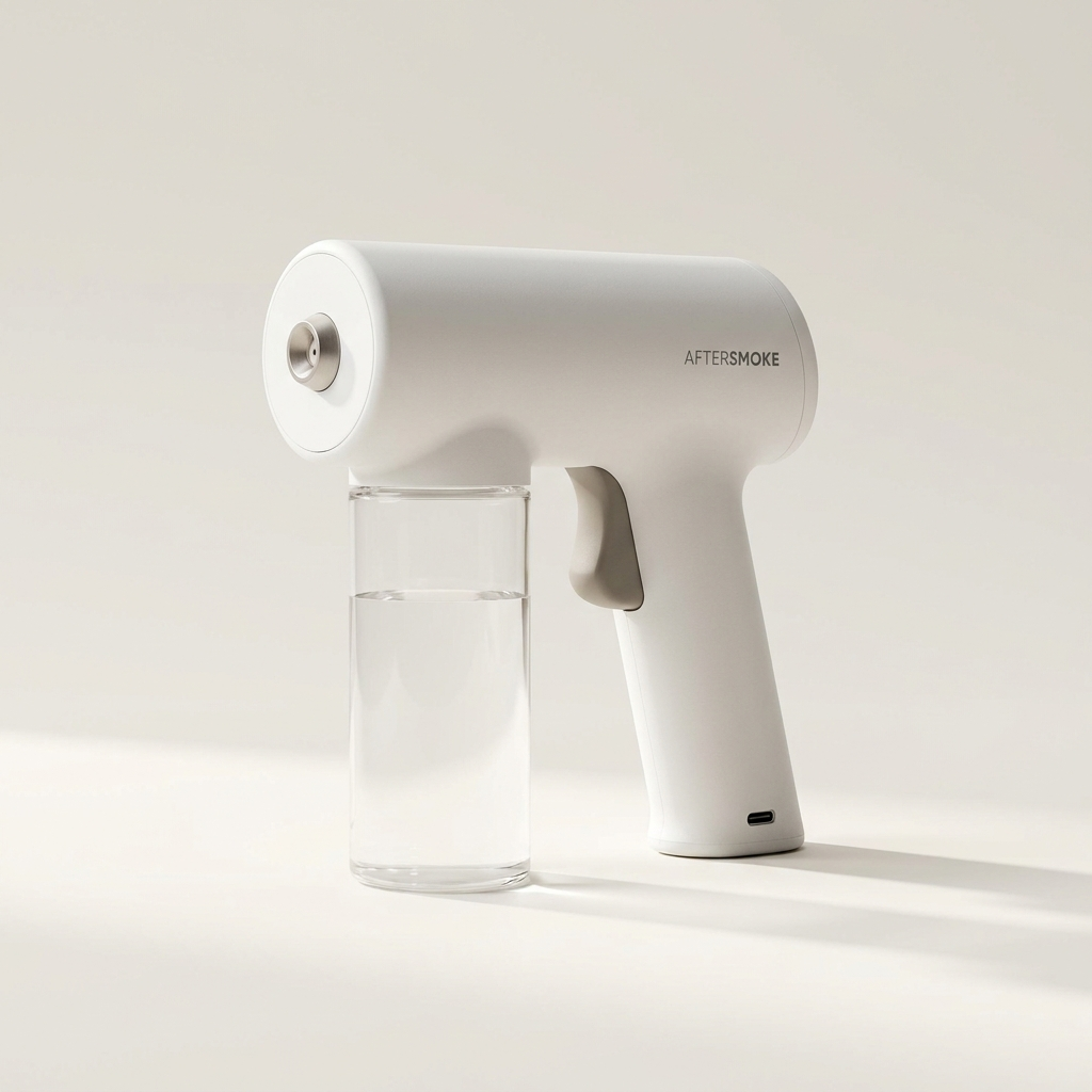 Aftersmoke Applicator — cordless micro-mist smoke odor treatment device
